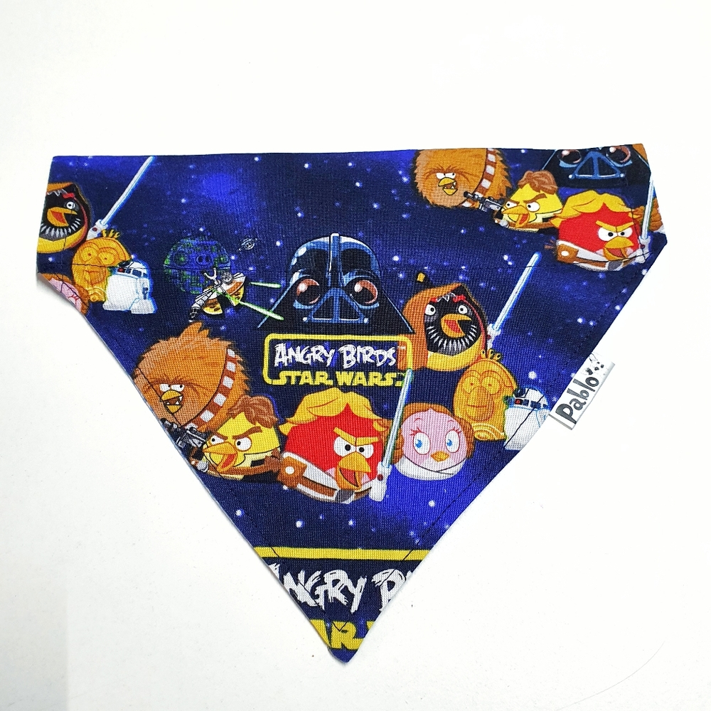 🐶 5 for $15 * Pablo Angry Birds/Star War Reversible Over The Collar Dog